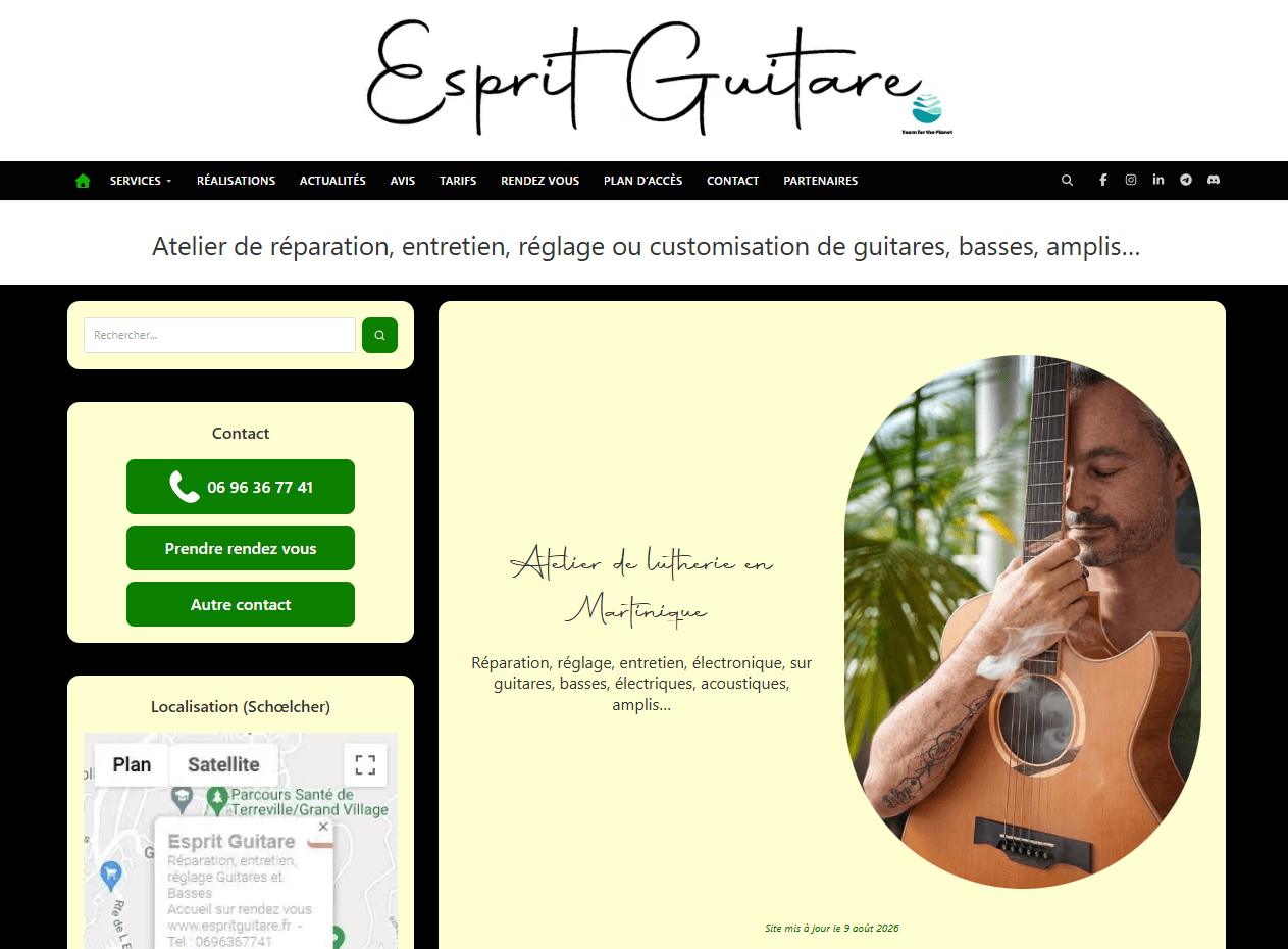 Esprit Guitare - Nouveau site