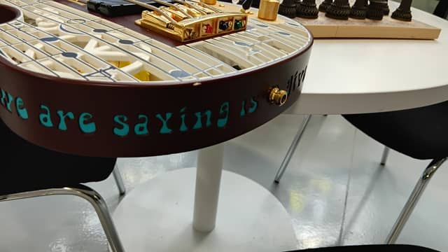 Guitare imprimée