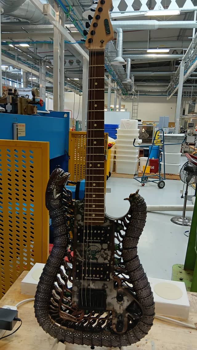 Guitare imprimée
