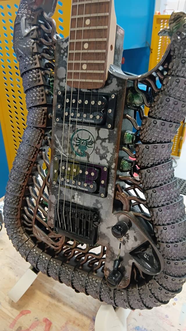 Guitare imprimée