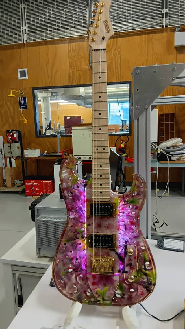 Guitare imprimée