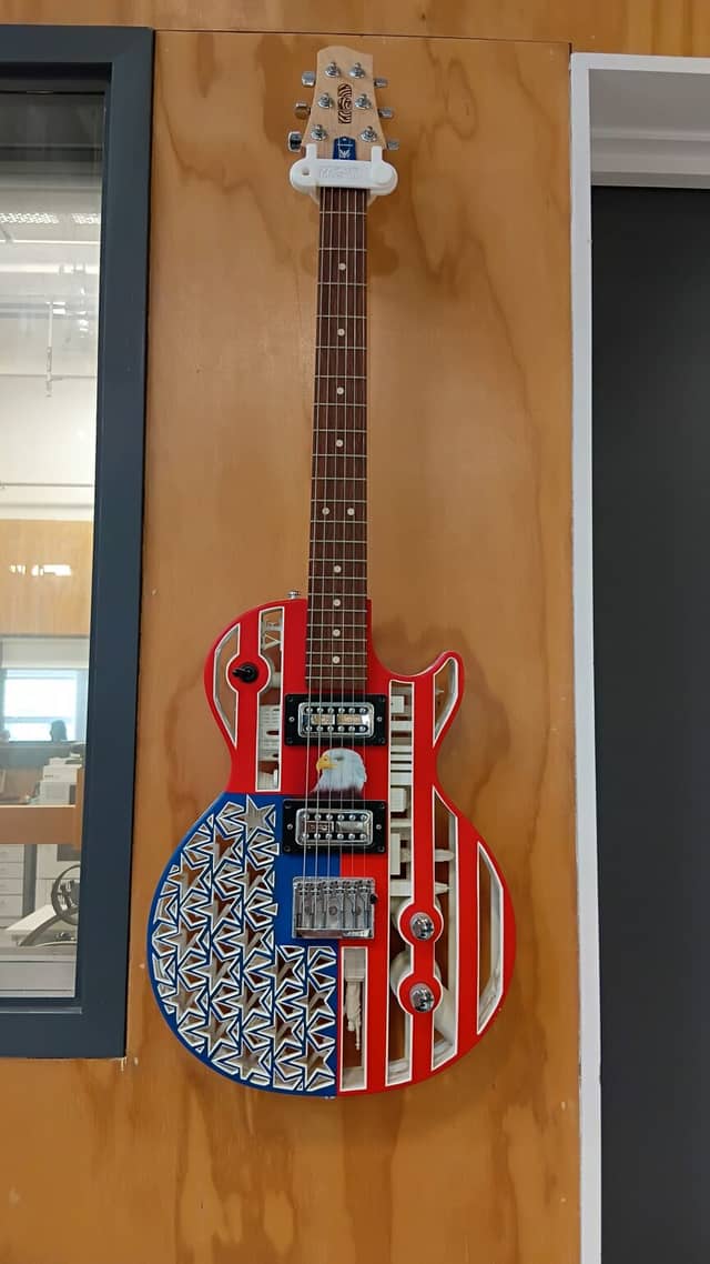 Guitare imprimée
