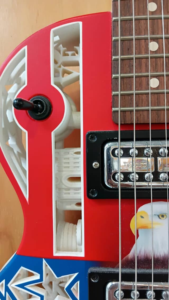 Guitare imprimée