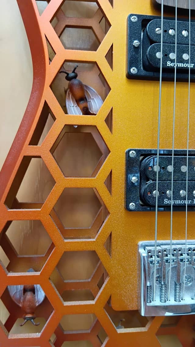 Guitare imprimée