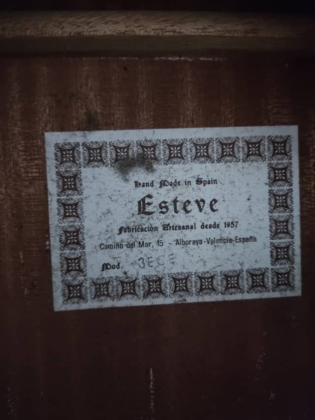 Guitare Esteve