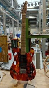 Guitare imprimée