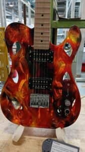 Guitare imprimée