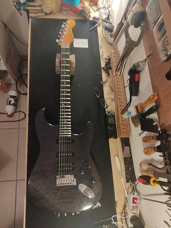 Guitare Fender American Standard 50th Anniversary FMT Cobalt