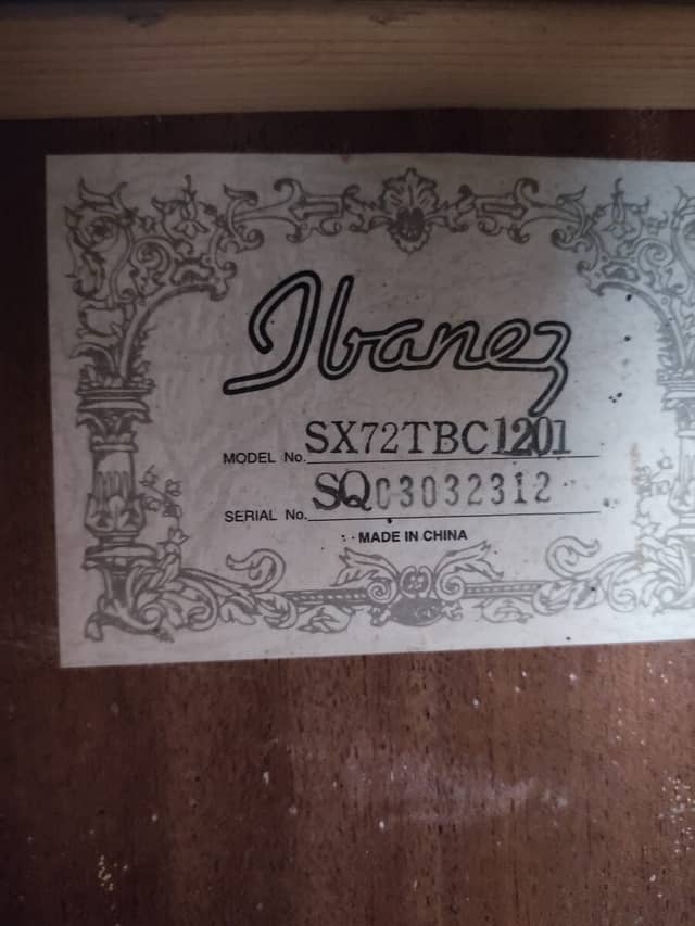 Guitare Ibanez SX-72 Masa Commemorative