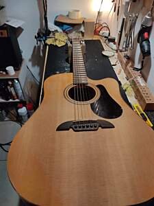 Guitare Alvarez RD12CE et la frette perdue... 14 Guitare Alvarez RD12CE