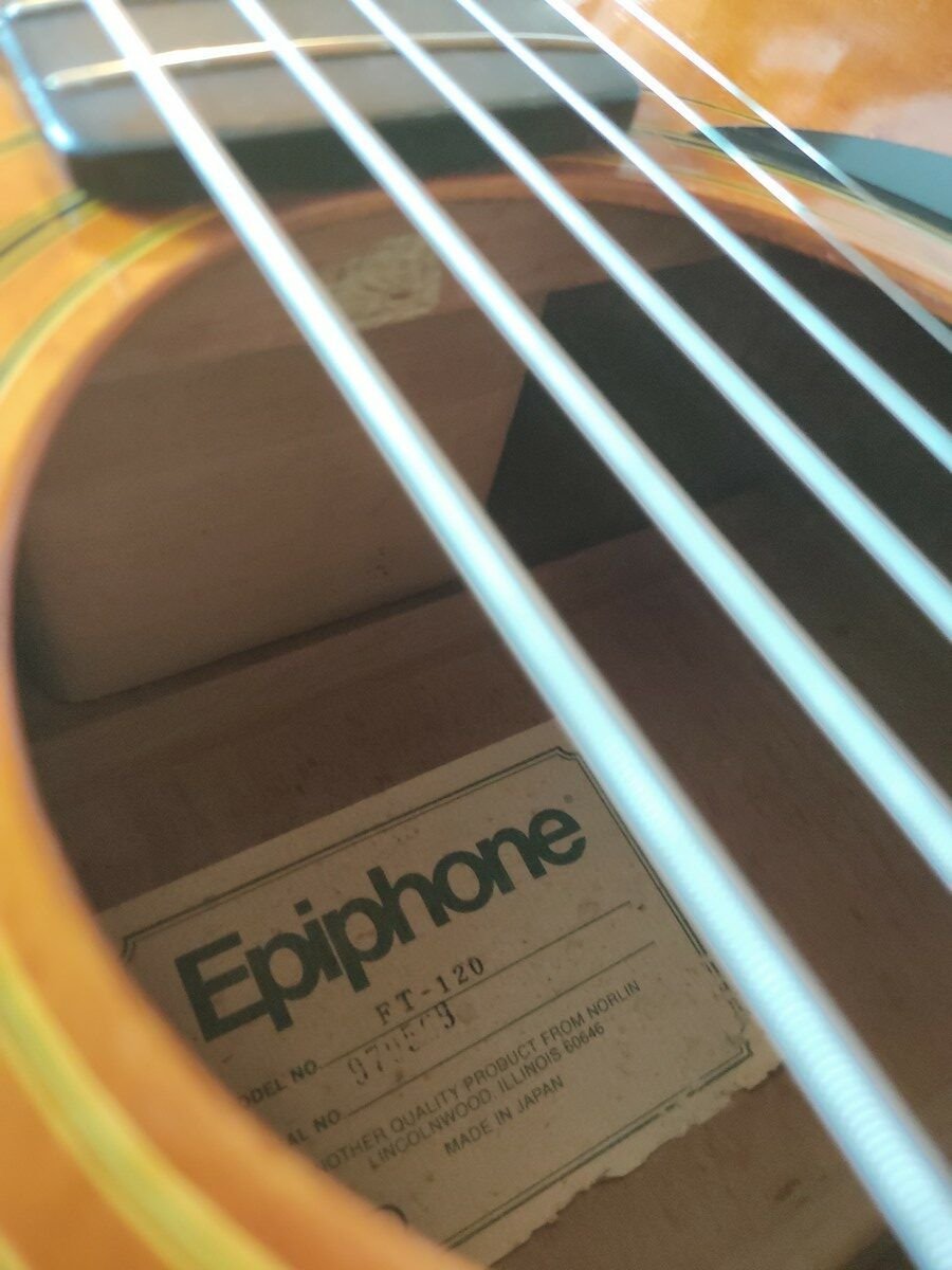 Guitare Epiphone FT-120 de 1968